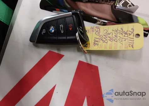 2020 BMW X3 M Competition z USA, uszkodzony, nr VIN 5YMTS0C06LLT10053